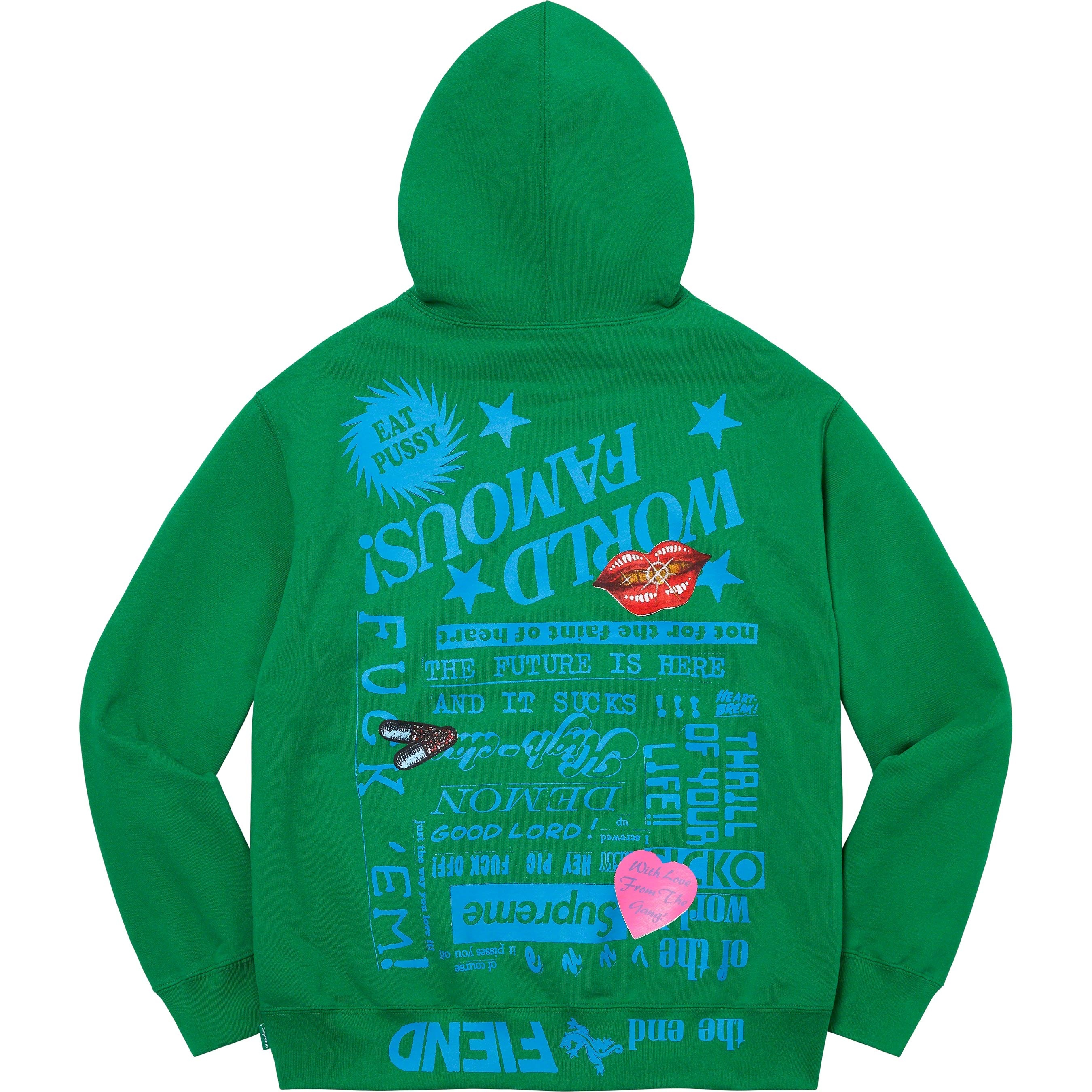 Fiend Hooded Sweatshirt view 7